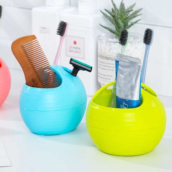 

1pc Random Multifunction Toothbrush Holder, Multicolor