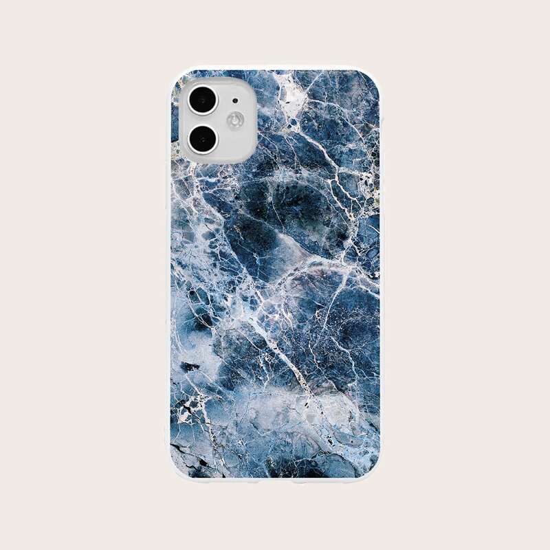 

Marble Print Phone Case, Multicolor