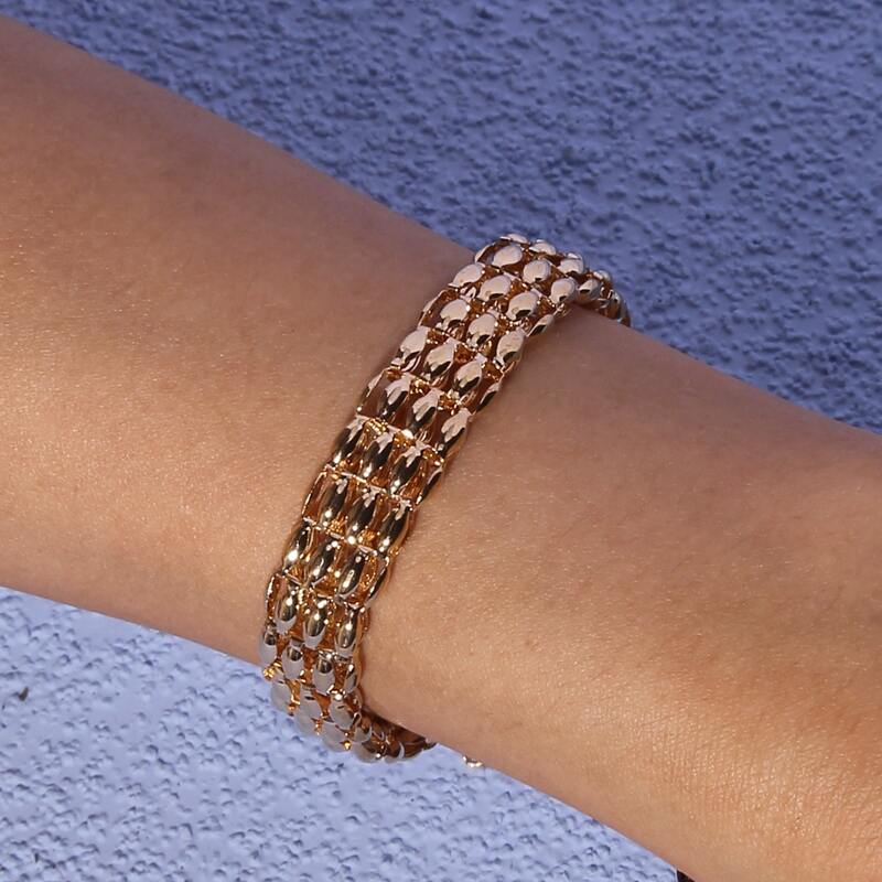 

Guys Metal Bracelet, Gold