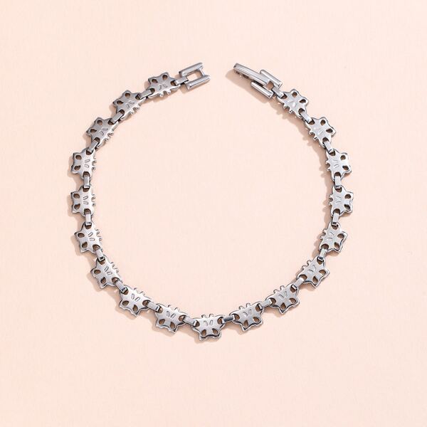 

Stainless Steel Bracelet, Silver