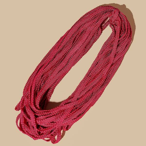 

1roll DIY Centipede Lace Fabric, Red
