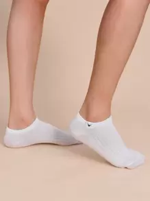 5pairs Men Animal Patch Socks, For Gym