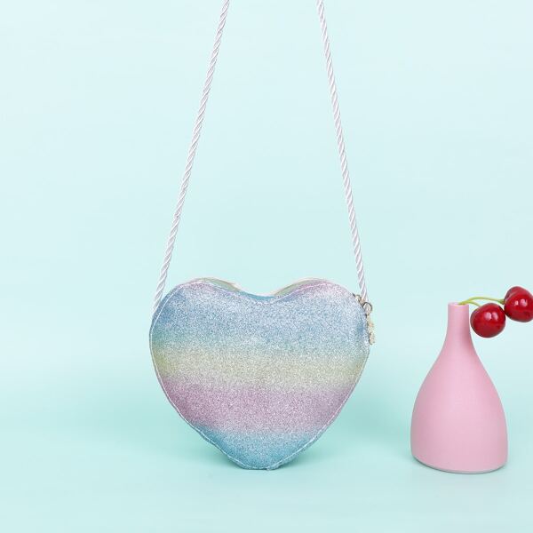 

Girls Ombre Glitter Crossbody Bag, Multicolor