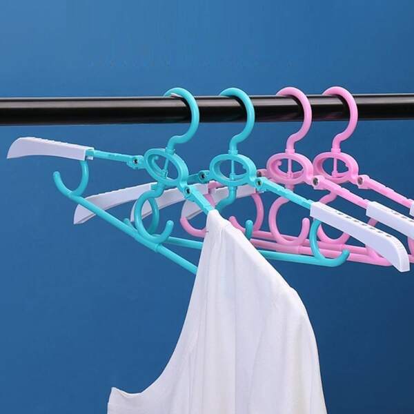 

1pc Random Color Collapsible Hanger, Multicolor