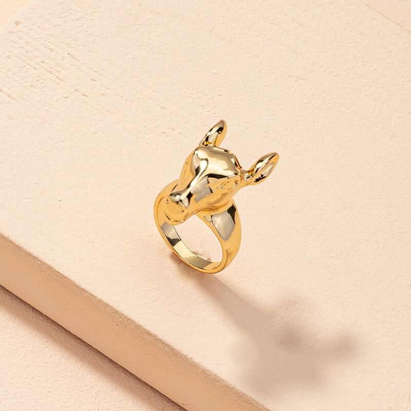 

Animal Design Ring, Gold