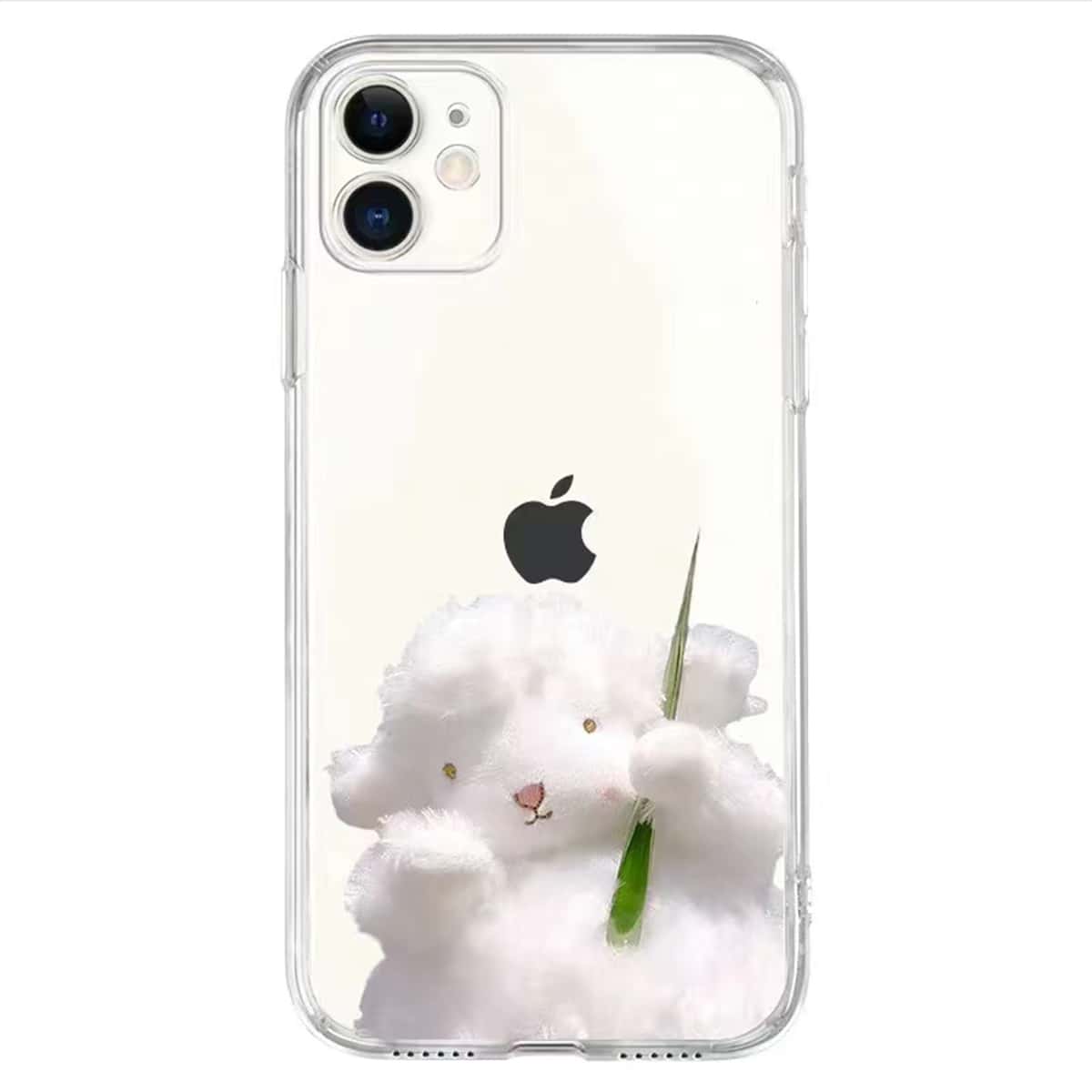 

Cartoon Sheep Phone Case, Clear