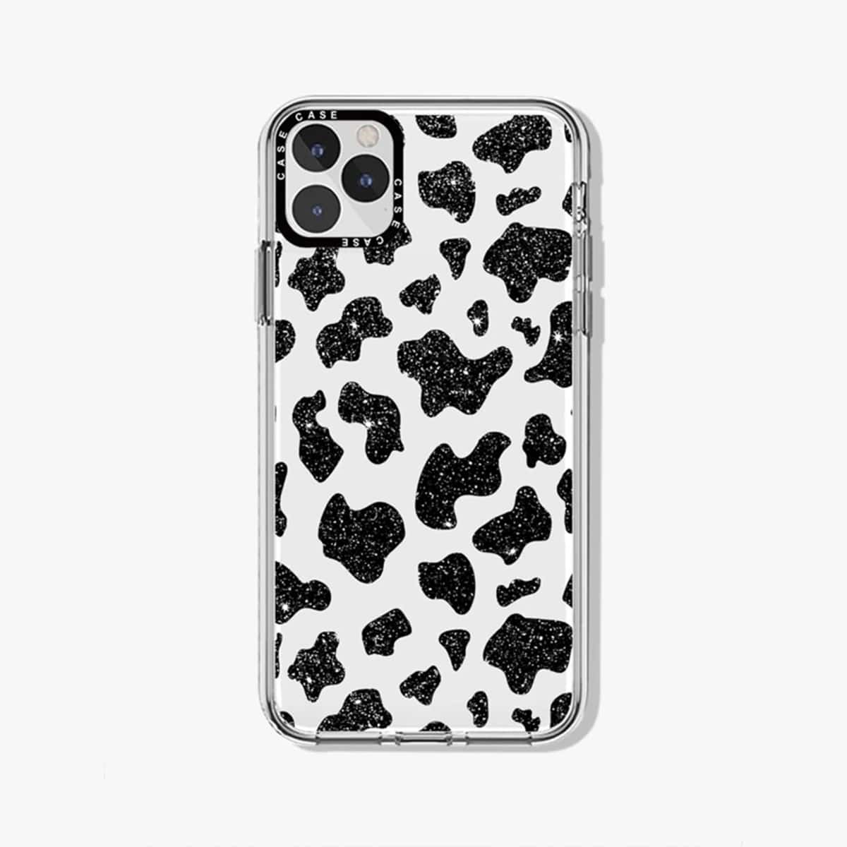 

Cow Pattern Phone Case, White