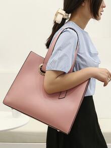 Conjuntos de bolsos Doble Asa - Rosa - Ver 2