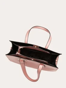 Conjuntos de bolsos Doble Asa - Rosa - Ver 3