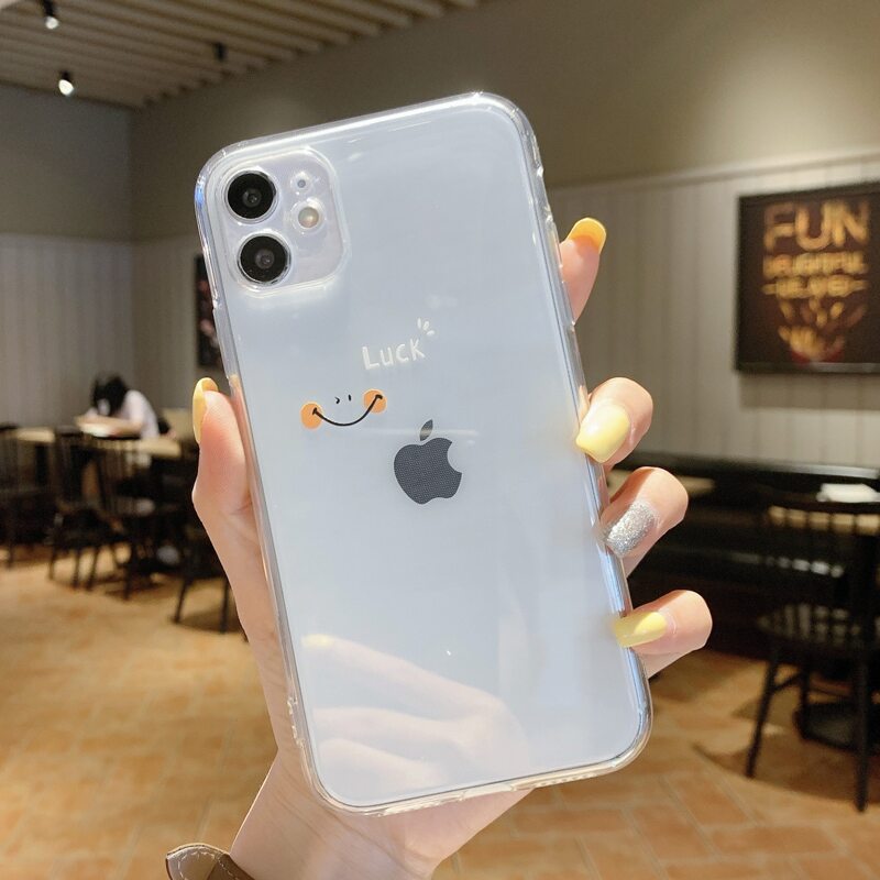 

Clear Letter Graphic Phone Case