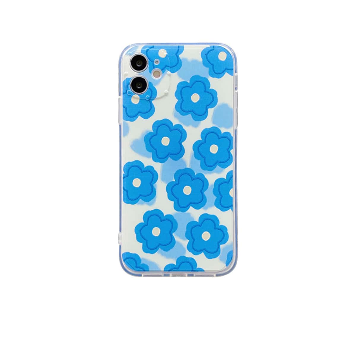 

Floral Pattern Phone Case, Blue