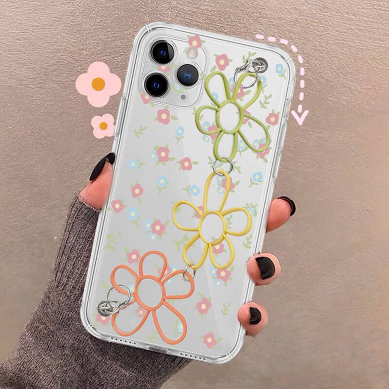

Floral Pattern Phone Case, Clear