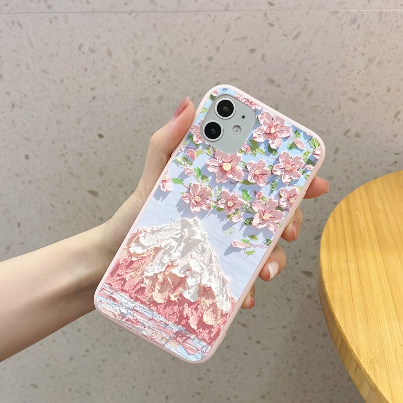 

Floral Pattern Phone Case, Pink