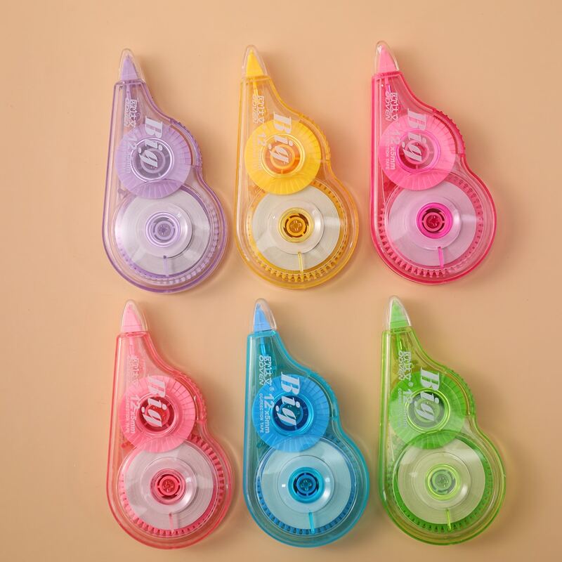 

6pcs Correction Tape Set, Multicolor