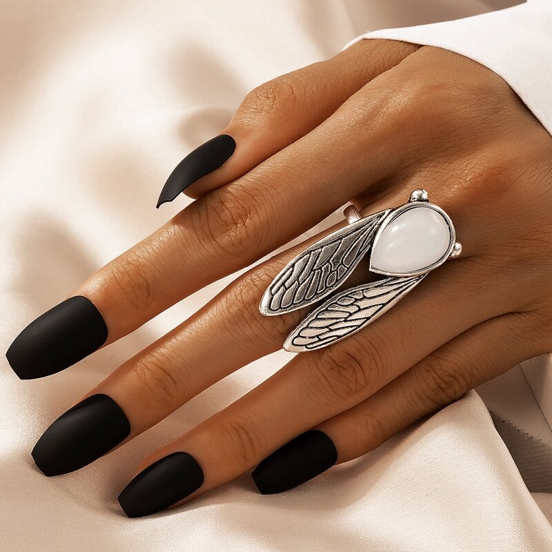

Cicada Design Ring, Silver