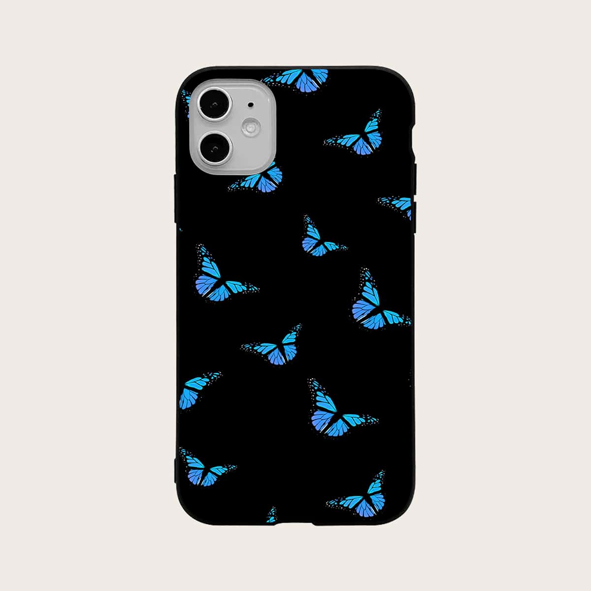 

Butterfly Pattern Phone Case, Blue