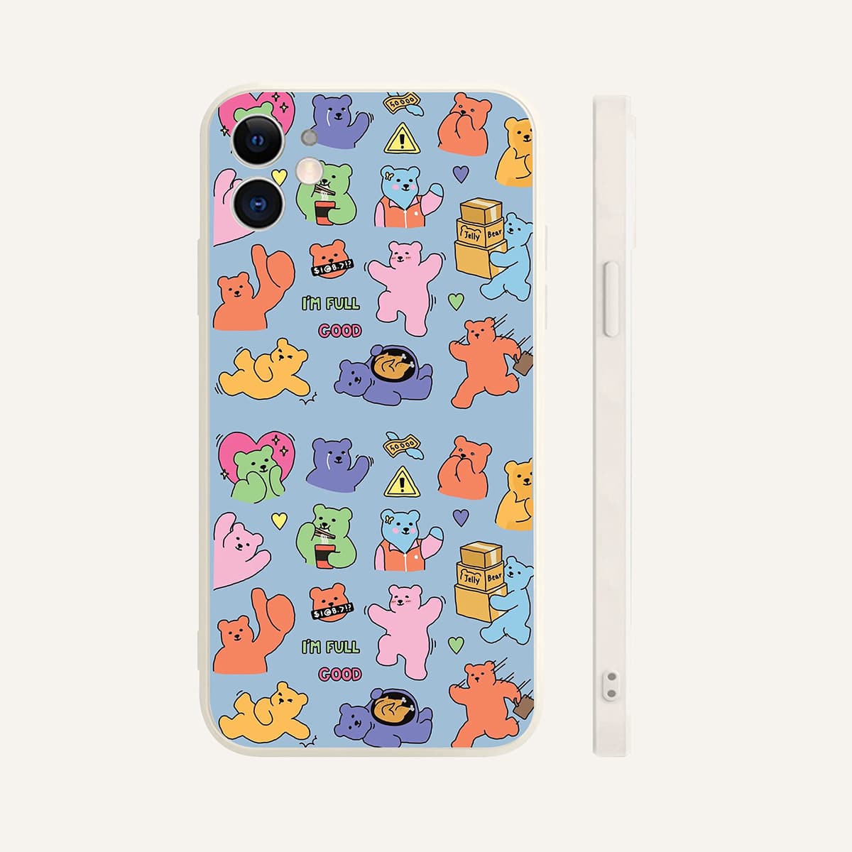 

Cartoon Bear Phone Case, Multicolor