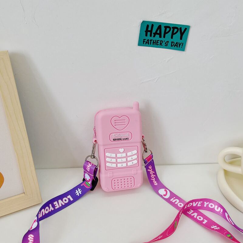 

Mini Phone Crossbody Bag, Pink