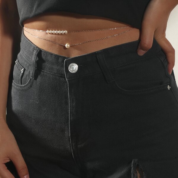 

Layered Waist Chain, Gold