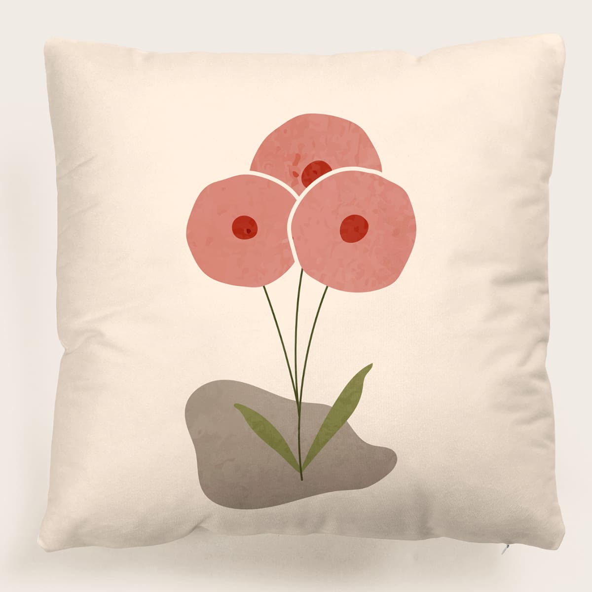 

Floral Cushion Cover Without Filler, Multicolor