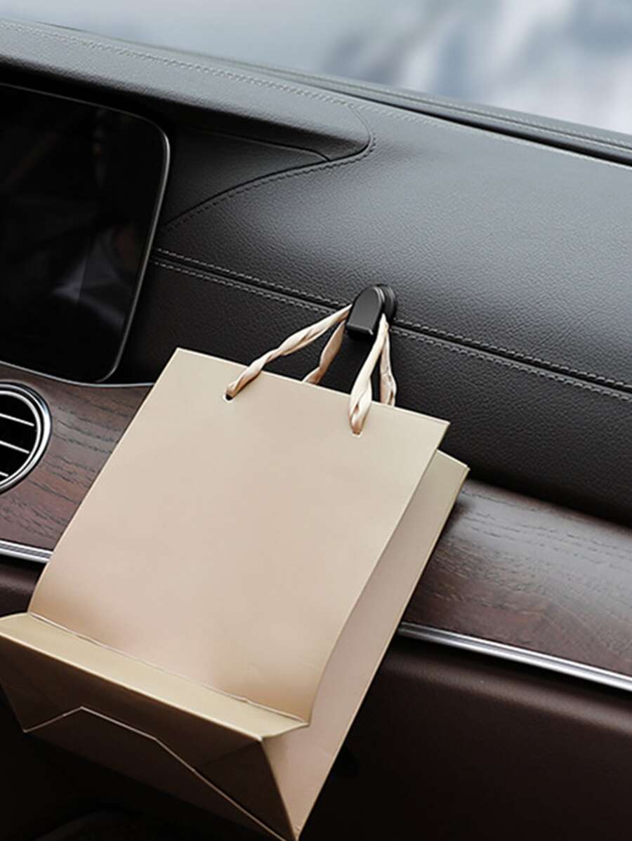 2入組汽車鉤 - 黑色 - 查看 1