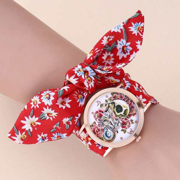 

Ditsy Floral Twilly Scarf Design Quartz Watch