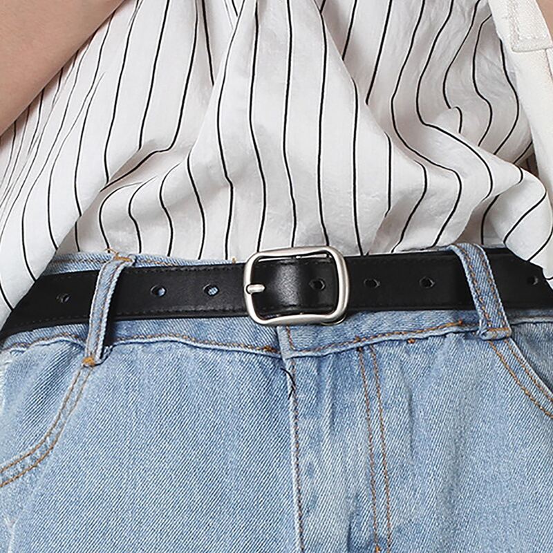 

Metal Buckle Belt, Black
