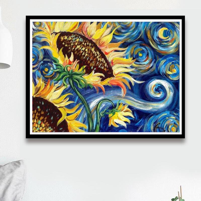 

Floral DIY Diamond Painting, Multicolor