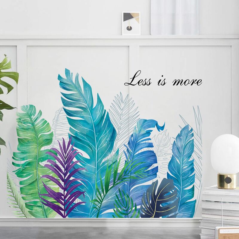 

Plants Print Wall Sticker, Multicolor