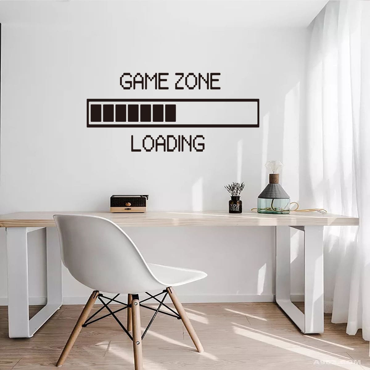 

1pc Letter Wall Sticker, Black