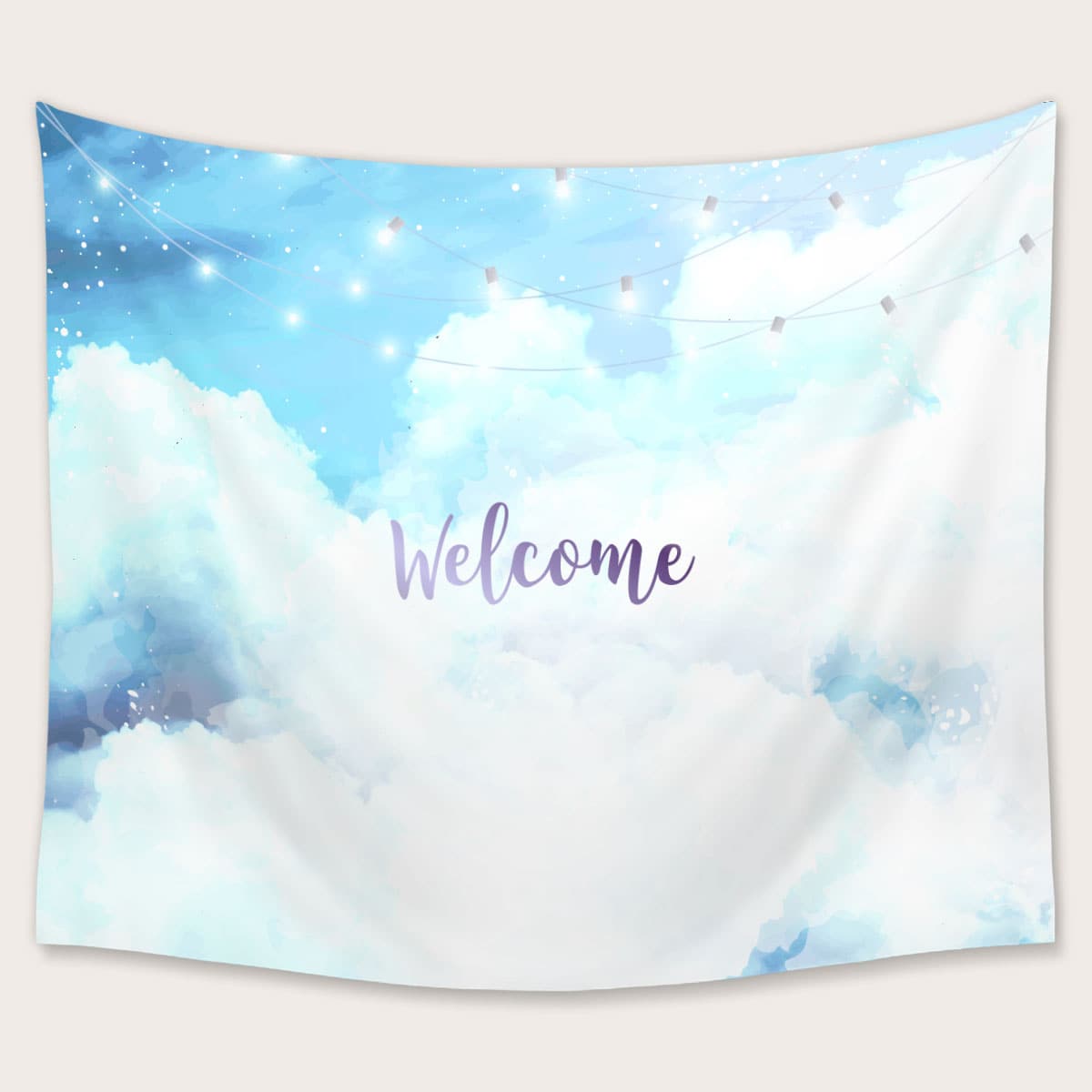 

Letter Graphic Tapestry, Multicolor