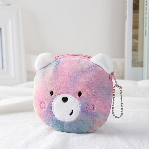 

Girls Ombre Cartoon Design Purse, Multicolor