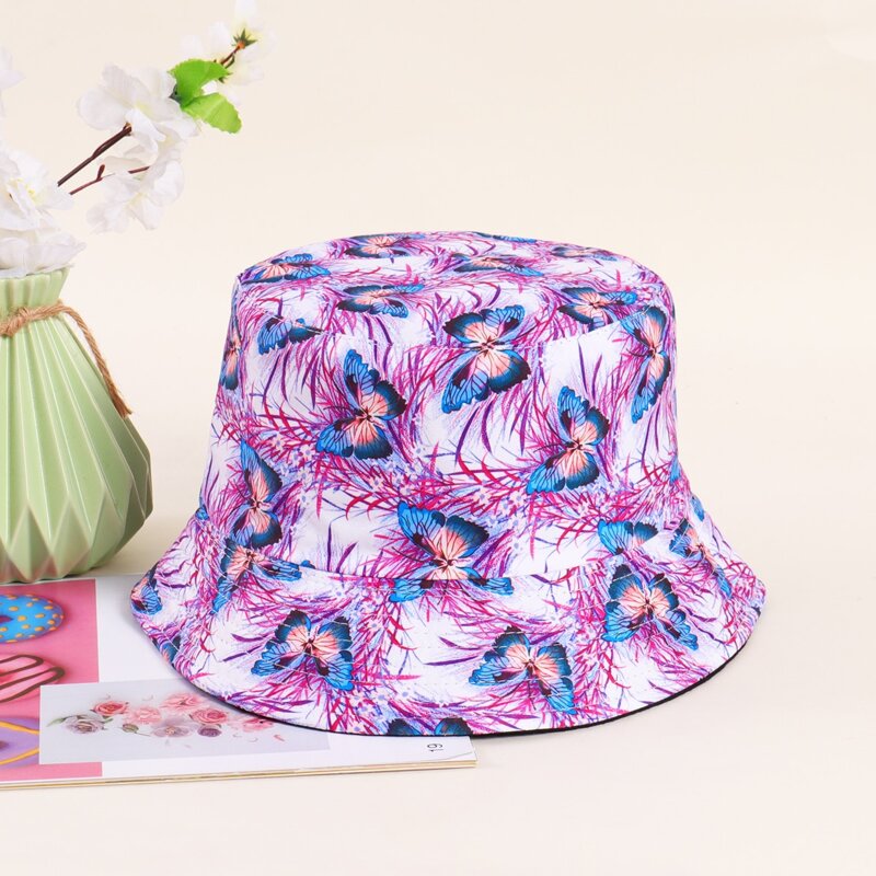 

Butterfly Bucket Hat, Multicolor