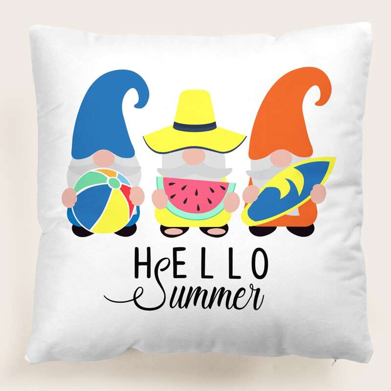 

Cartoon Cushion Cover Without Filler, Multicolor