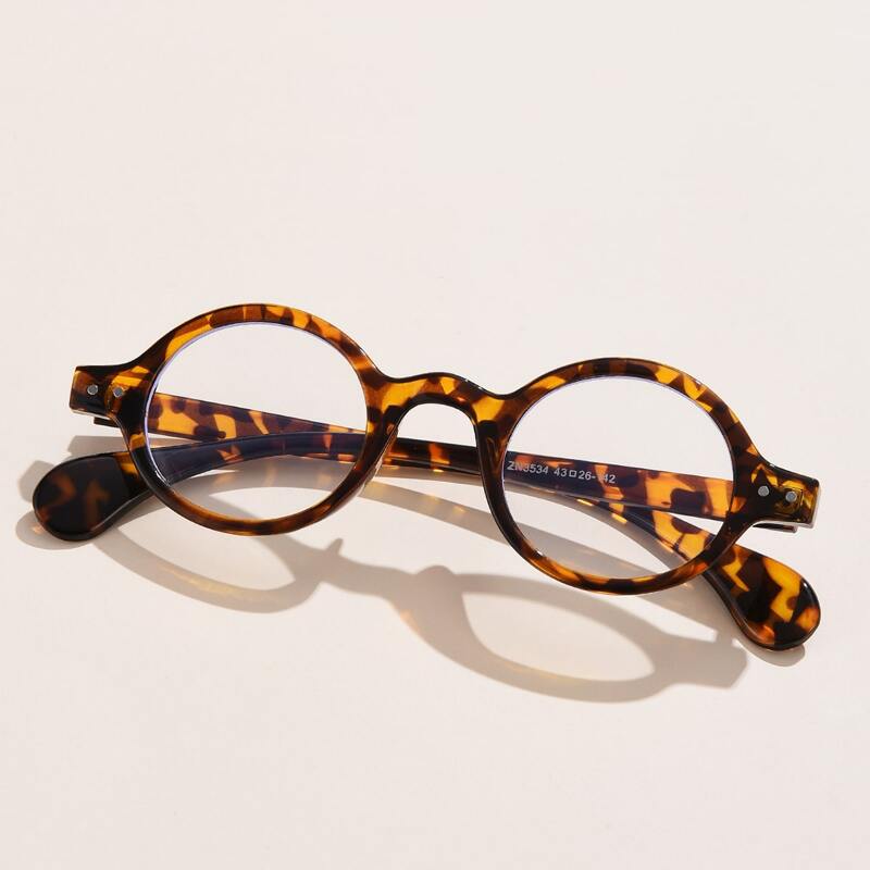

1pair Round Frame Eyeglasses