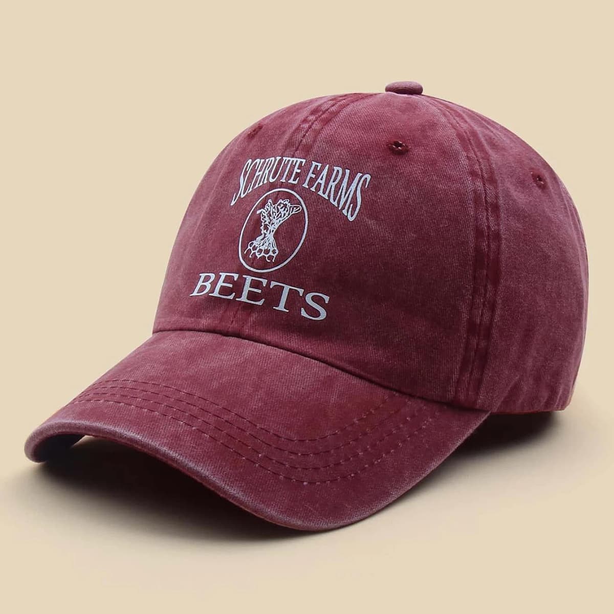 

Guys Letter Graphic Baseball Cap, Burgundy