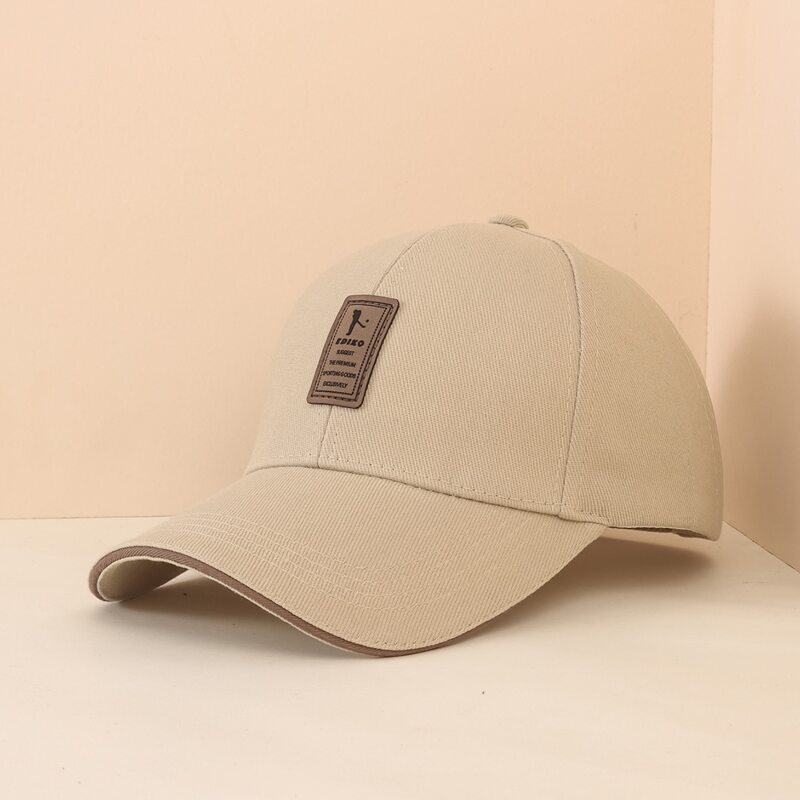 

Guys Letter Patch Baseball Cap, Beige