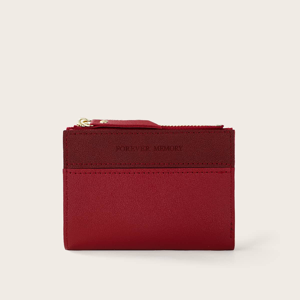 

Letter Graphic Small Wallet, Red
