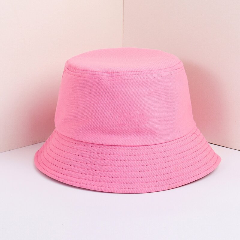 

Solid Bucket Hat, Pink