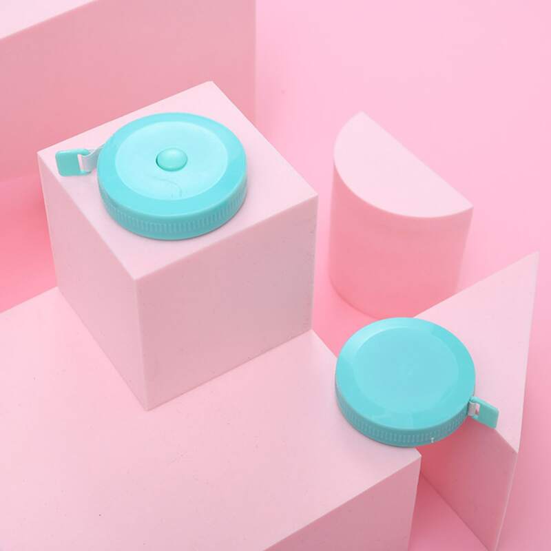 

1pc Round Tape Measure, Baby blue