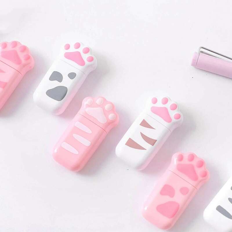 

1pc Paw Shaped Correction Tape, Multicolor