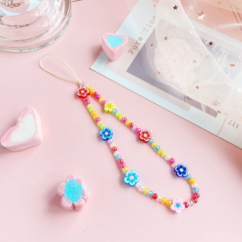 

Flower Beaded Anklet, Multicolor