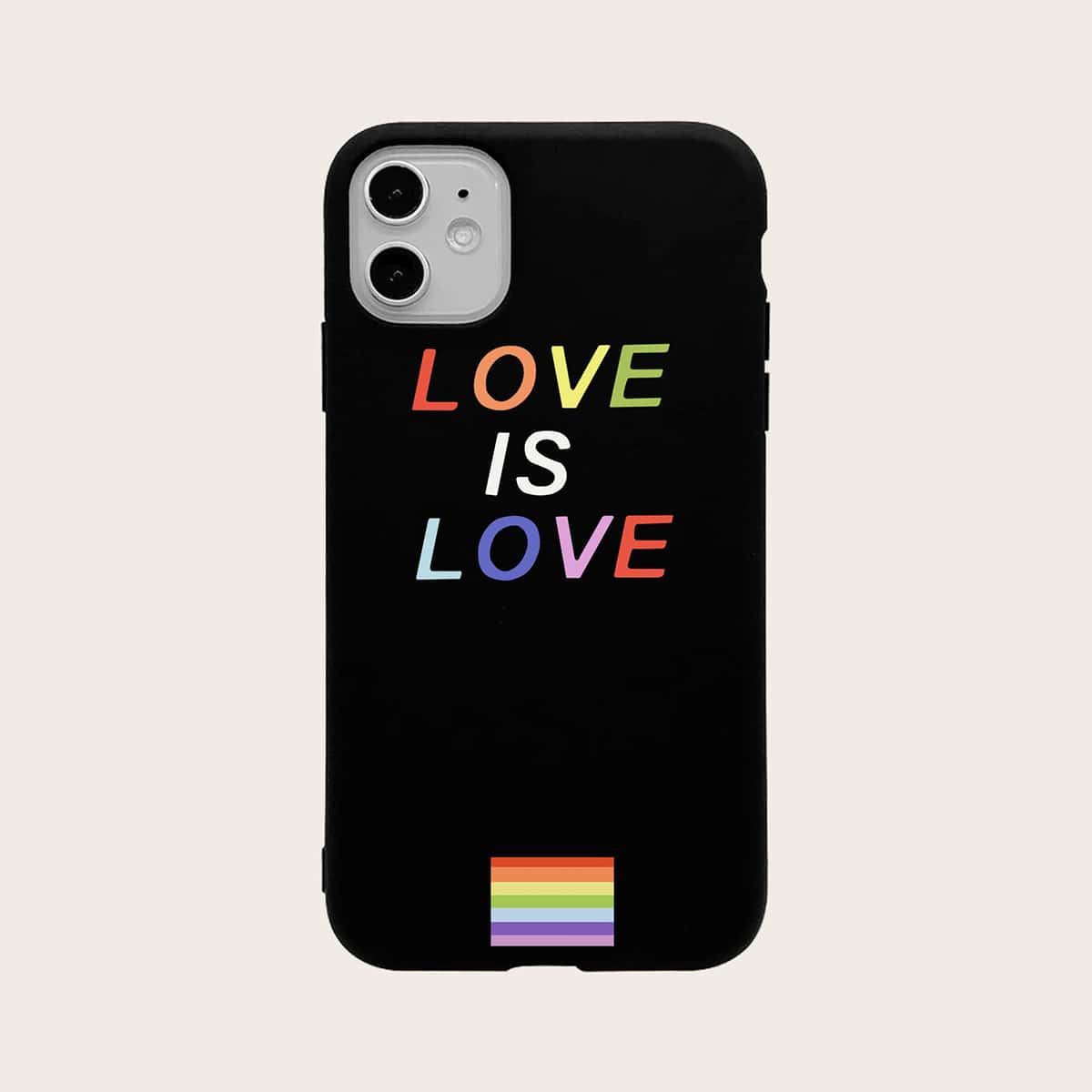 

Letter Graphic Phone Case, Multicolor