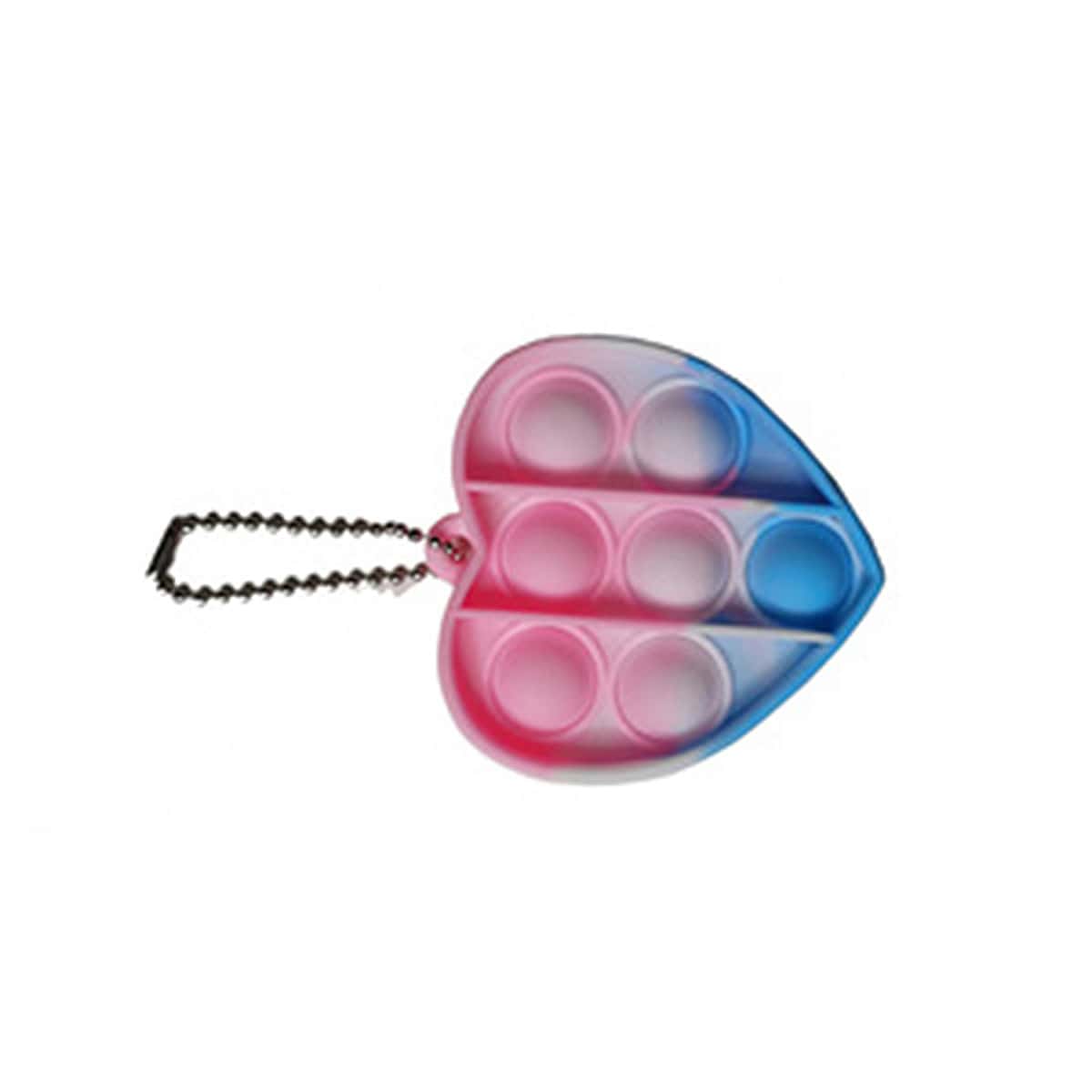 

Heart Shaped Push Bubble Toy, Multicolor