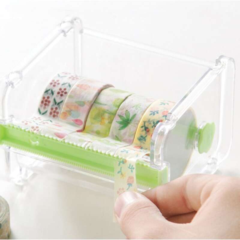 

1pc Random Color Tape Dispenser, Clear