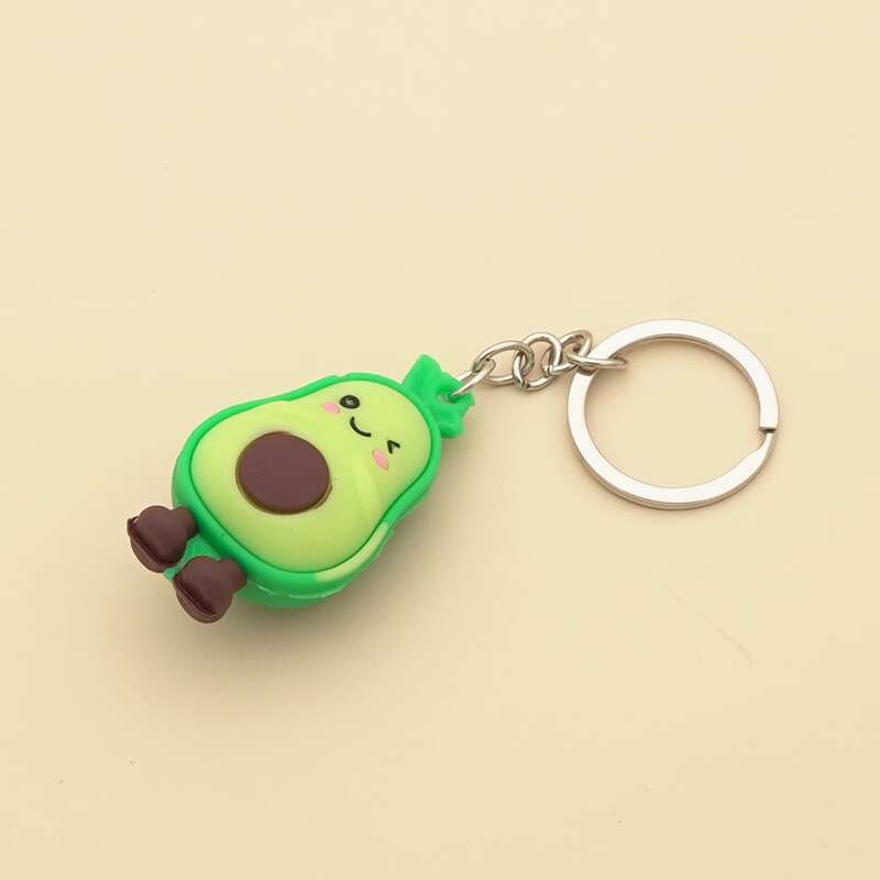 

Avocado Pendant Keychain, Multicolor