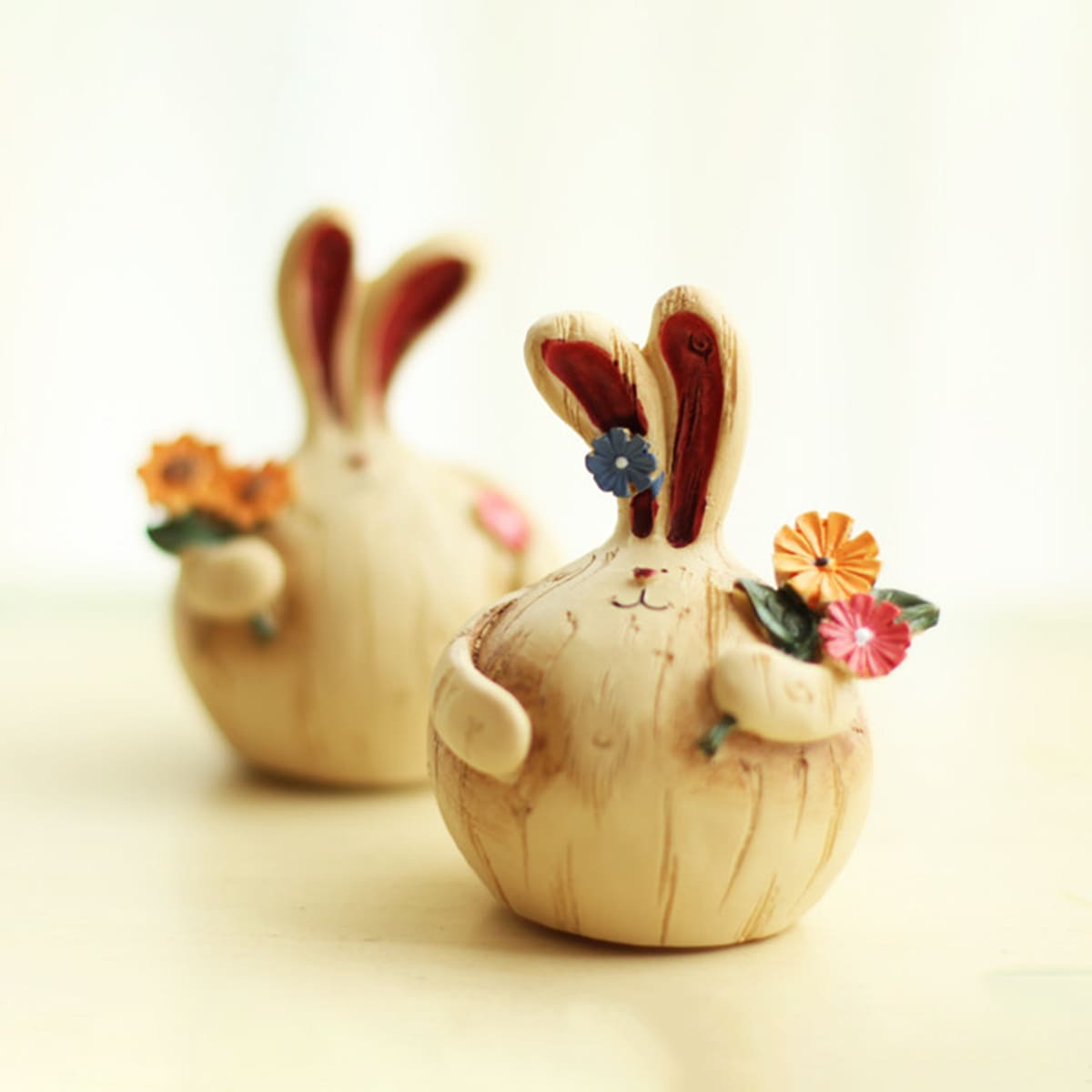 

1pc Random Rabbit Ornament, Khaki
