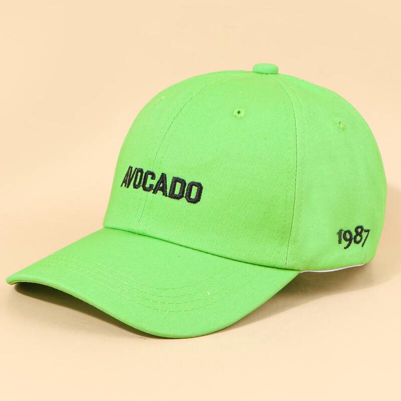 

Guys Letter Embroidered Baseball Cap, Green