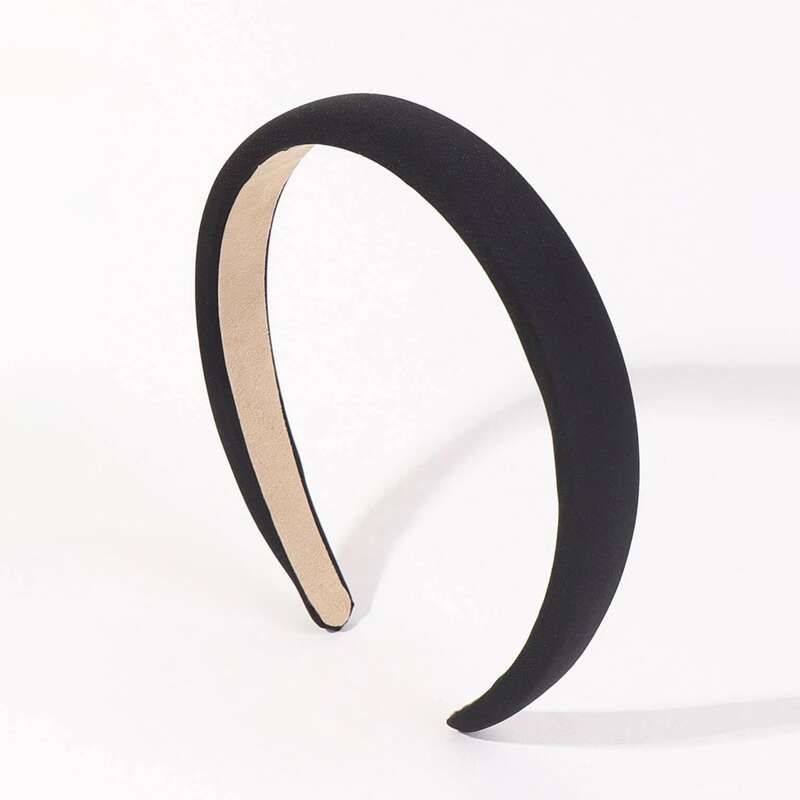 

1pc Solid Headband, Black