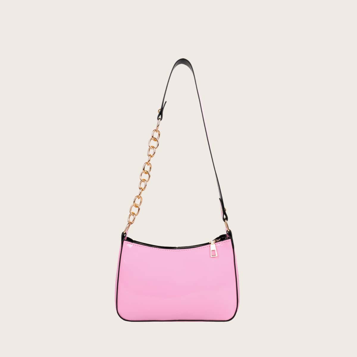 

Chain Shoulder Bag, Pink